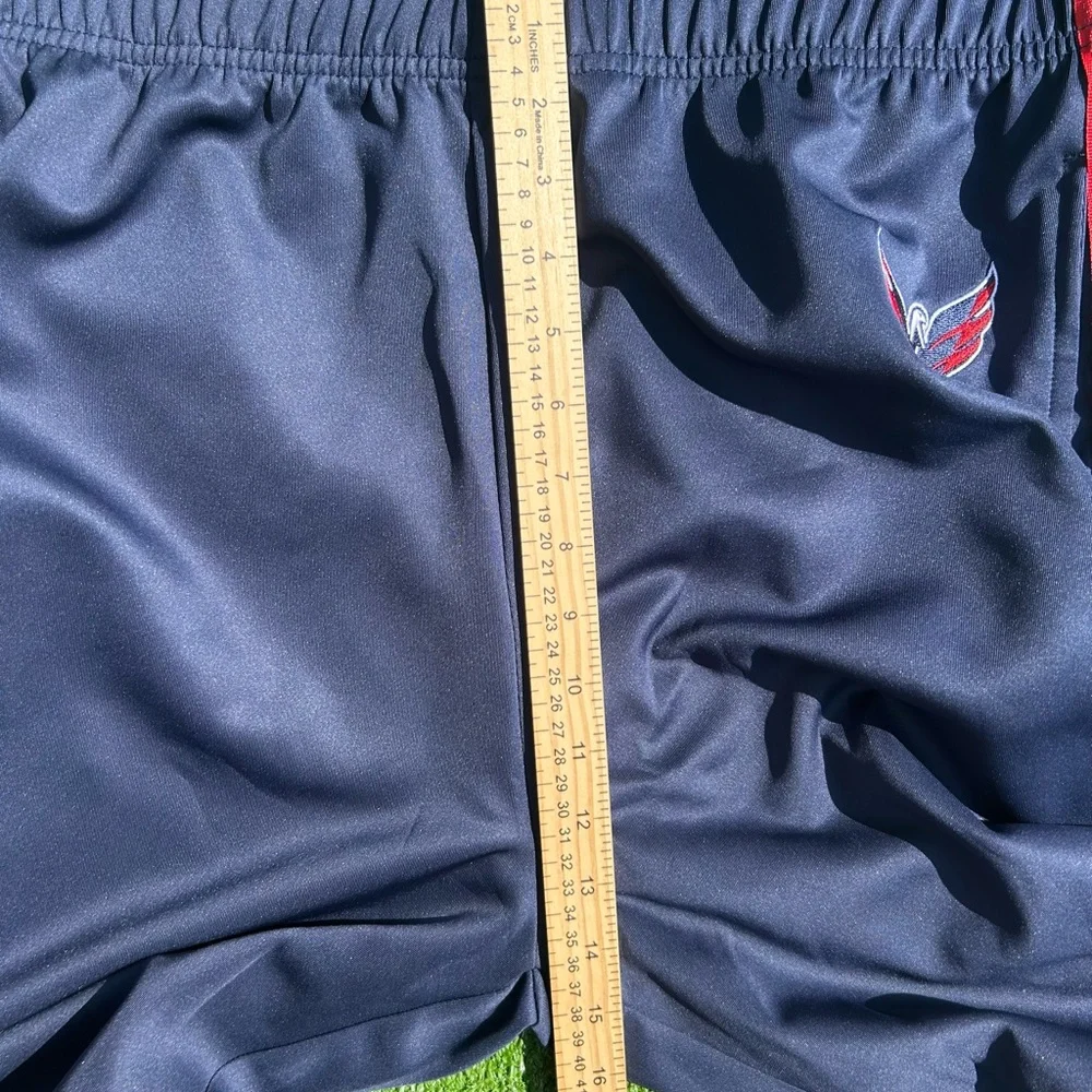 Washington Capitals Stripe Logo Jogger Track Pants Men’s 2XL FOCO NHL NWT Navy - Picture 10 of 14